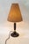 Large Art Deco Wood Table Lamp with Fabric Shade, Vienna, Austria, 1920s For Sale - Image 3 of 15
