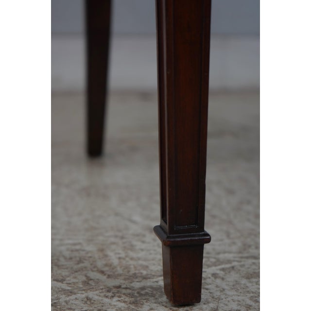 Federal Style Camelback Window Bench Settee For Sale - Image 17 of 18