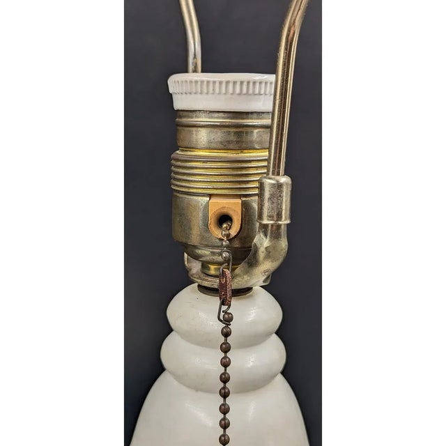 Mid 20th Century Mid-Century Modern Alabaster Lamps - a Pair For Sale In Nashville - Image 6 of 18