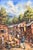 Ernst Louizor (1938–2011) – Signed Haitian Market Scene Painting on Canvas For Sale In Miami - Image 6 of 10