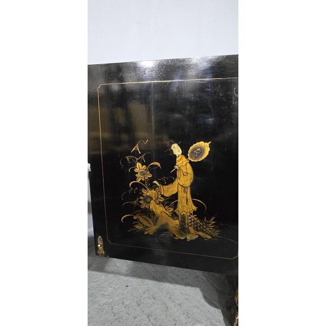 Fine Chinoiserie 2-Door Cabinet, 1900 For Sale - Image 13 of 18