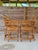 A stunning pair of vintage bamboo armchairs bearing the Thomasville by Atlas International label. Fully restored and...