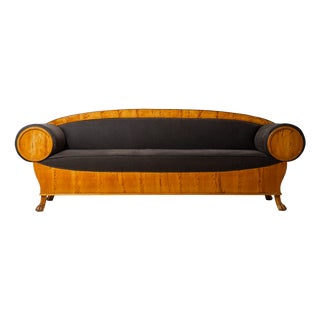 Art Nouveau Geometric Sofa, Sweden, 1920s For Sale
