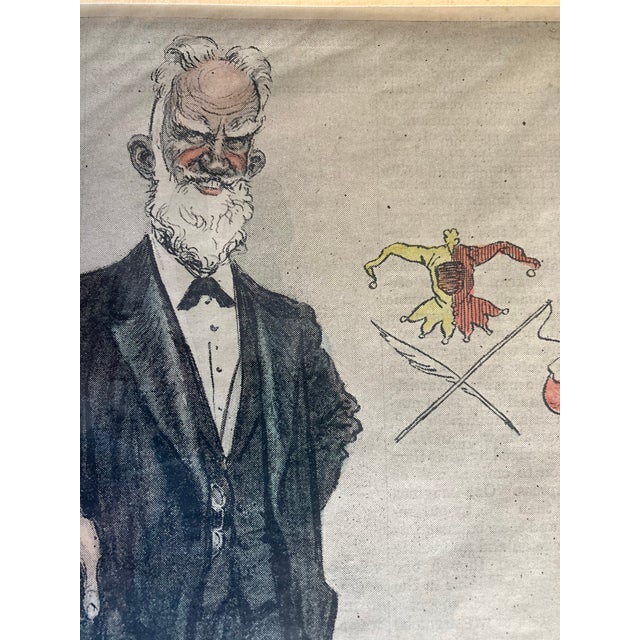 Late 19th Century "Mr. Punches Personalities: Mr. George Bernard Shaw" Figurative Print For Sale - Image 4 of 6