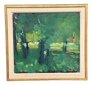 Kurt Rubank, Forest Grove, 1969, Oil Painting on Canvas, Framed