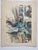 Printmaking Materials Jacques Pecnard Signed Limited Edition Modern Lithograph, Seated Figure by the Sea, 77/80 For Sale - Image 7 of 8