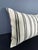 Contemporary Turkish Hemp Pillow Cushion Natural Beige Dark Brown Pillow Cushion Cover 16" x 24" For Sale - Image 3 of 4