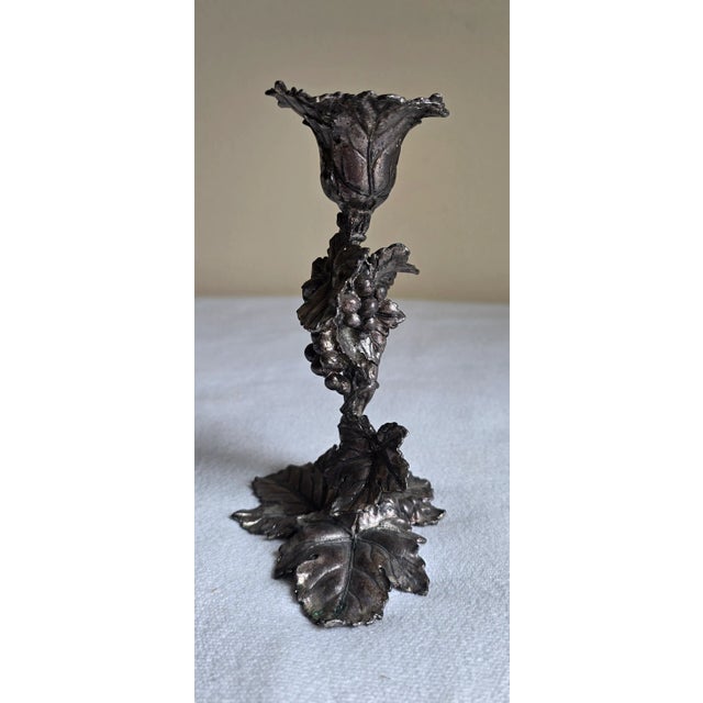 Vintage 1998 Arthur Court Grapevine Candle Holder For Sale In Philadelphia - Image 6 of 10