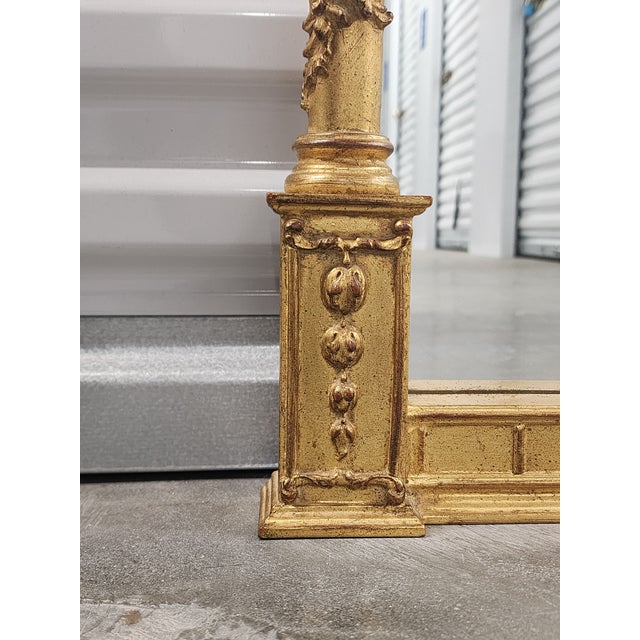 Wood Carver's Guild Garden Niche Gilwood Mirror For Sale - Image 7 of 12