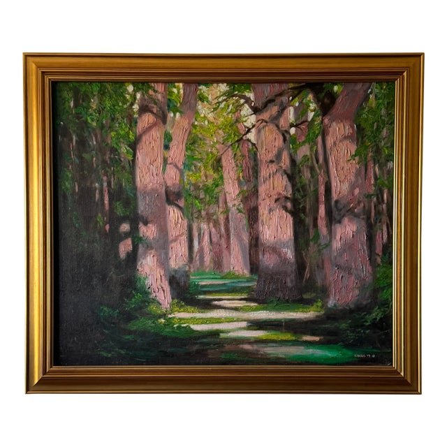1994 - Red Trees in the Forrest For Sale