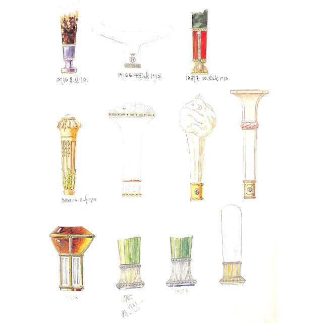 Traditional "Golden Years of Fabergé: Drawings and Objects From the Wigstrom Workshop" 2000 Tillander-Godenhielm, Ulla For Sale - Image 3 of 12