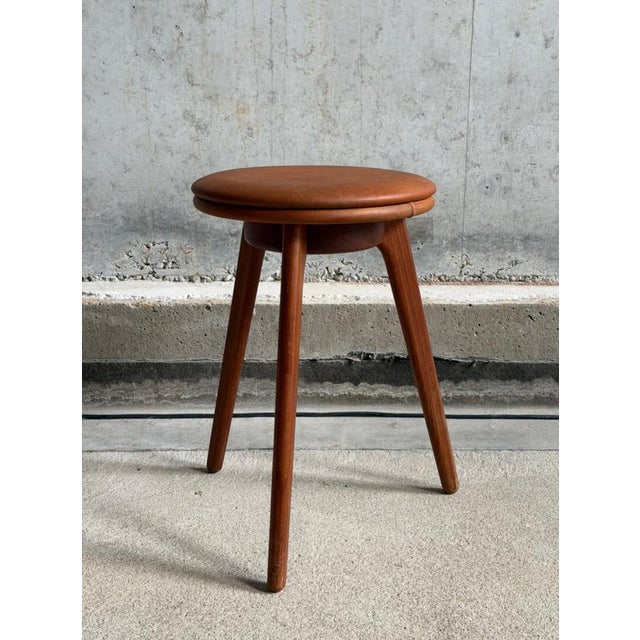 Model SJ.08 Stool by Erik Buck for Domus Dancia, Denmark, 1960s For Sale - Image 6 of 6