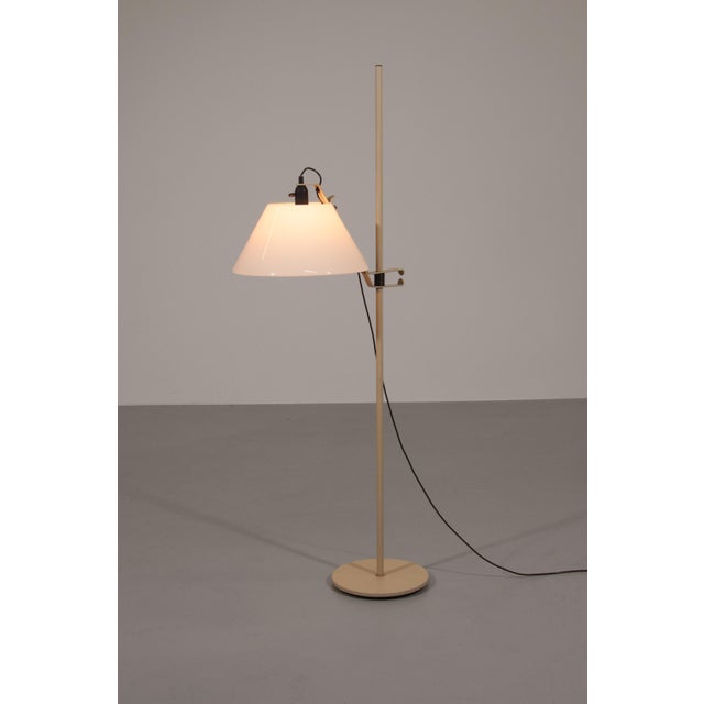 Gray Estel Floor Lamp by Studi Blanc Joan Antoni Blanc Design for Metalarte, Spain, 1980s For Sale - Image 8 of 12