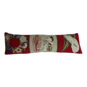 1850 English Needlework Pillow