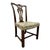 Vintage Chippendale Style Dining Side Chair For Sale