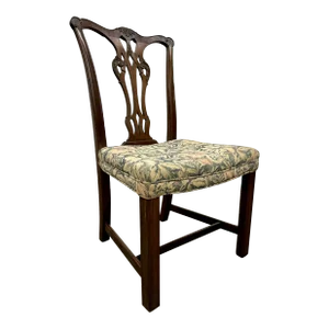 Vintage Chippendale Style Dining Side Chair