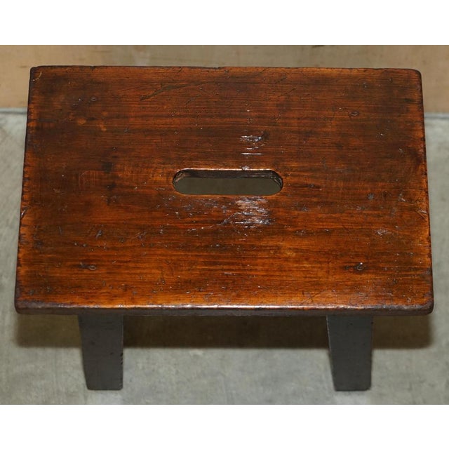 Wood Set of Milking Stools, 1910s For Sale - Image 7 of 18