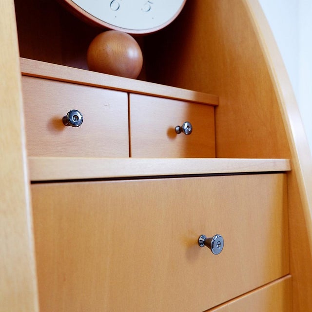 Vintage Drawer Column with Clock For Sale - Image 6 of 16