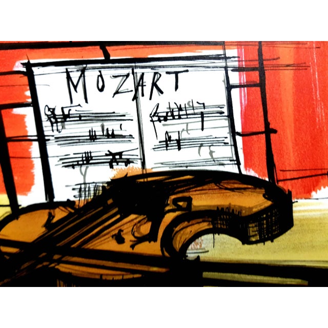 Bernard Buffet (after) - Homage to Dufy - Lithograph 1965 For Sale - Image 4 of 7
