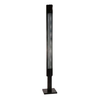 Mid-Century Modern Black Large Signal Column Floor Lamp by Serge Mouille For Sale