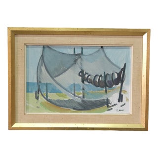 Gustav Arne, 1960, Oil on Canvas, Framed For Sale