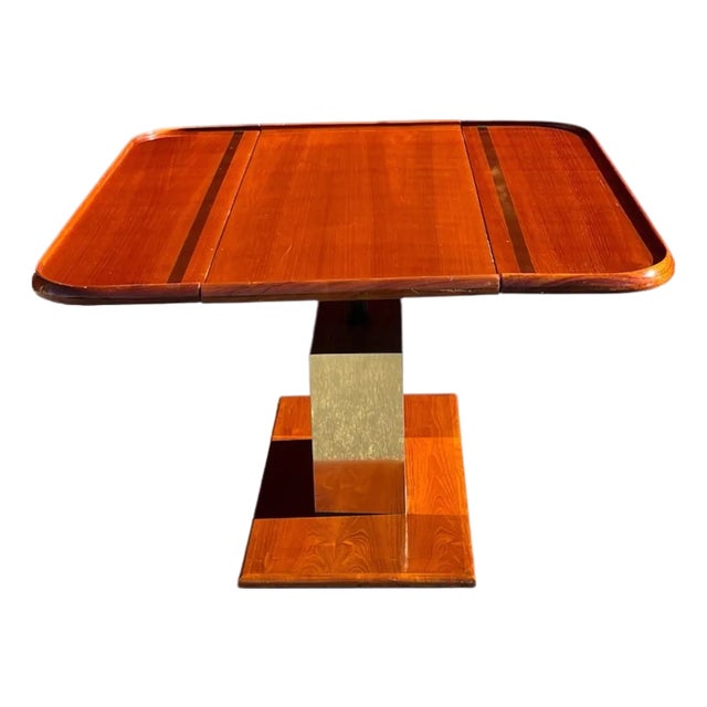 Mid-Century Modern Pedestal Dining / Cocktail Table, West Germany For Sale