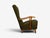 Danish Modern, Highback Lounge Chair, Elm, Wool, Denmark, 1950s For Sale - Image 11 of 12