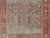 Persian Antique Serapi Rug With All-Over Geometric Design in Gray-Blue and Red For Sale - Image 4 of 14