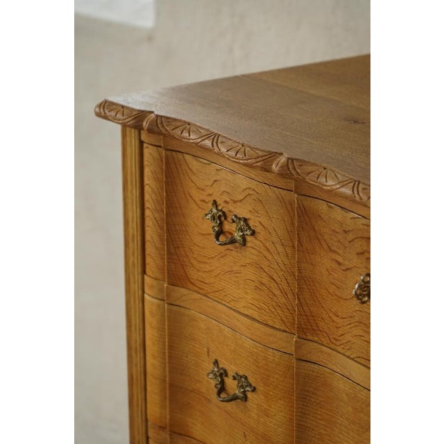 Mid-Century Modern Danish Chest of Drawers in Oak by Henning Kjærnulf, 1960s For Sale - Image 13 of 18