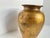 Rustic European Vintage Italian Gilt Gold Leafed Terracotta Florentine Vase For Sale - Image 3 of 10