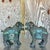 Vintage Asian Patinated Foo Dogs - a Pair For Sale - Image 4 of 7