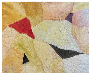 Franz Stirnimann, Abstract Composition No. 1, Oil on Canvas, 1990