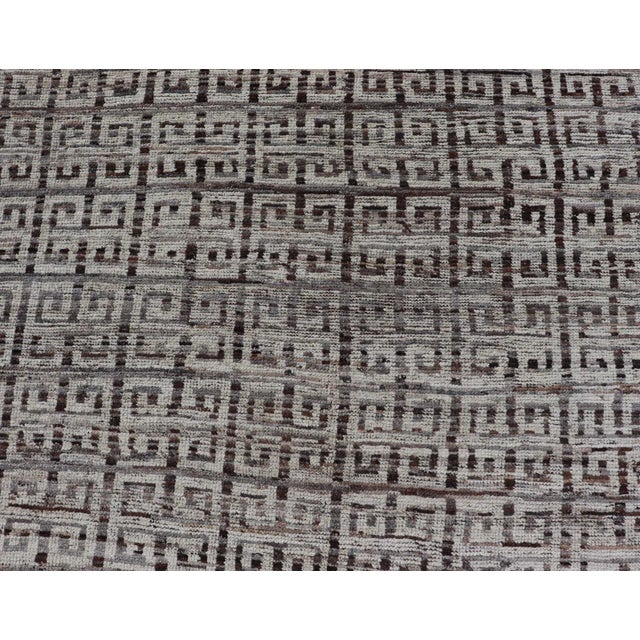 Modern Khotan Wool Rug in Brown by Keivan Woven Arts 10'8 X 14'2 For Sale In Atlanta - Image 6 of 11
