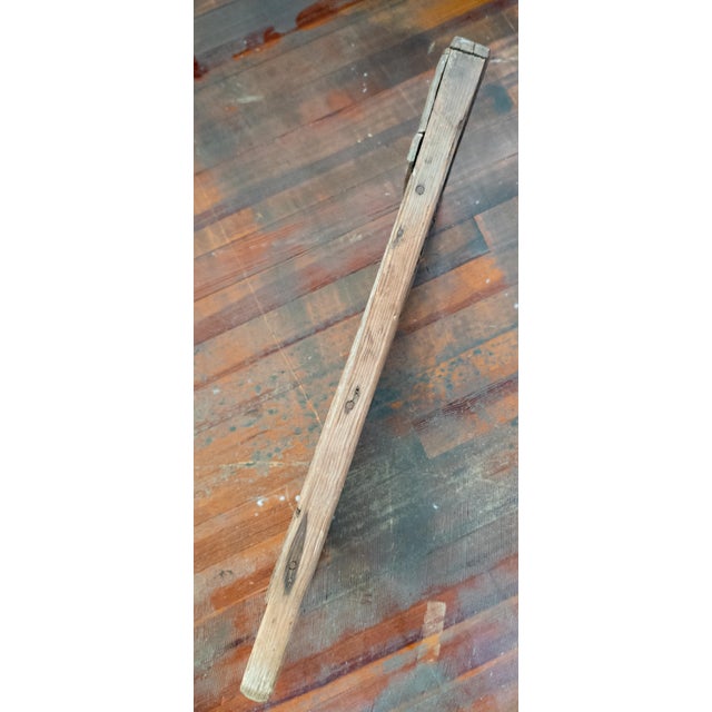 19th Century Folk Art Primitive Wood and Wire Washboard For Sale - Image 9 of 13