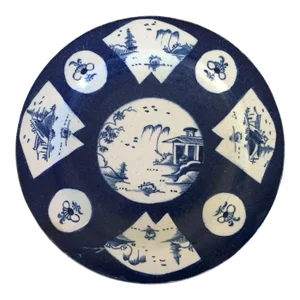 18th Century English George III Bow Worcester Porcelain Plate