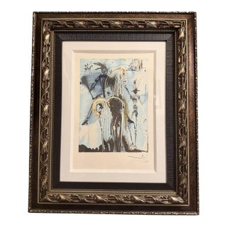 Salvador Dalí “Don Quichotte” 1983 Lifetime‑Authorized Lithograph • Spadem / Israël • Framed For Sale