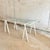 Contemporary Trestle Table by Rodney Kinsman for Bieffeplast, 1980s For Sale - Image 3 of 11