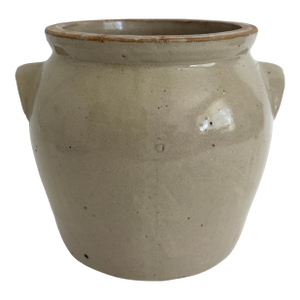 French Stoneware Confit Pot Early 1900s