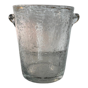 Bubbled Glass Champagne Bucket in the Style of Biot, France, Circa 1960