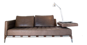 Prive Sofa by Philippe Starck for Cassina and Archimoon Lamp from Flos, 2007, Set of 2