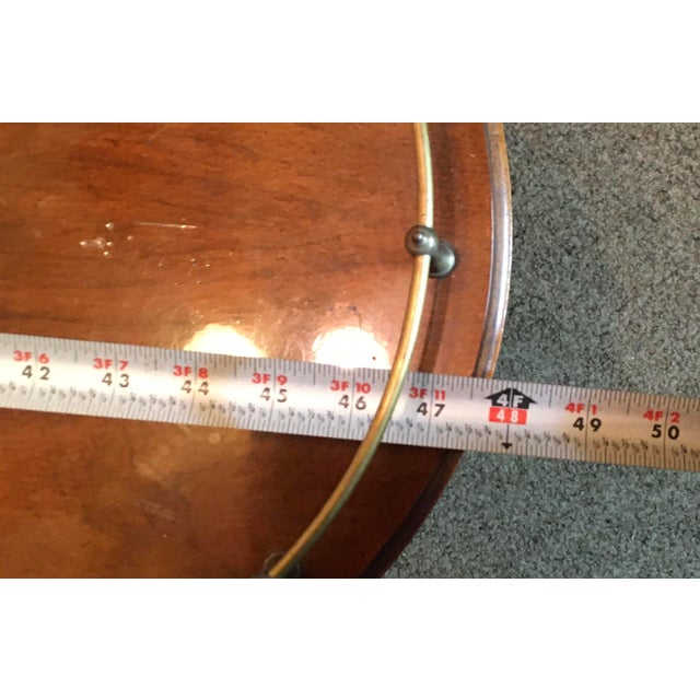 1960s Lane Altavista Virginia Long Console Table Mahogany or Pecan with