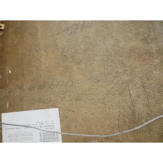 Nude Study of a Young Maiden Oil on Panel For Sale - Image 10 of 11