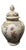 2000 - 2009 A Pair of Porcelain Hand Painted Jars For Sale - Image 5 of 9