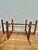 Metal Vintage Hollywood Regency Brass Tray Top on Faux Bamboo Base Coffee Table For Sale - Image 7 of 14