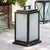 Outdoor Eden Lantern in Black Wax Brass with Satin Glass by Il Bronzetto, in New conditions. Designed from 2000 Up to 250V...