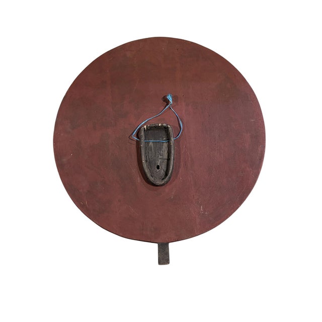 Vintage African Wooden Bobo Mask Burkina Faso 30" H For Sale - Image 4 of 5