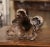 Silver Mid-Century French Louis XV Silvered Bronze Surtout With Glass Bowl For Sale - Image 8 of 8