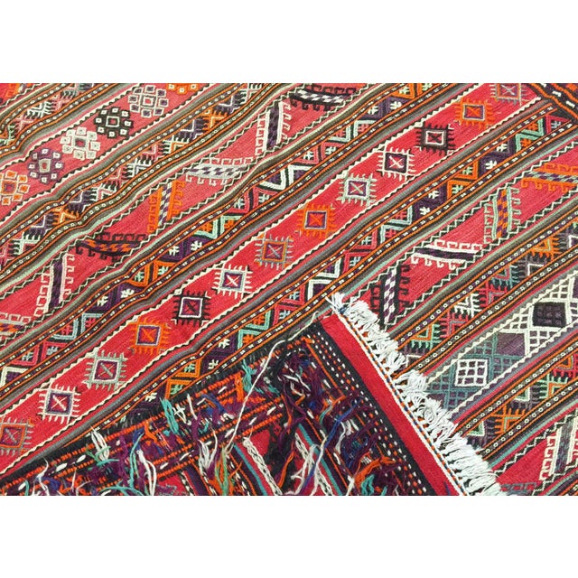 1960s Persian Kilim For Sale - Image 4 of 4