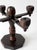 Mid 20th Century Vintage Spanish Revival Wood Candelabra Five Arm Candle Holder For Sale - Image 5 of 12