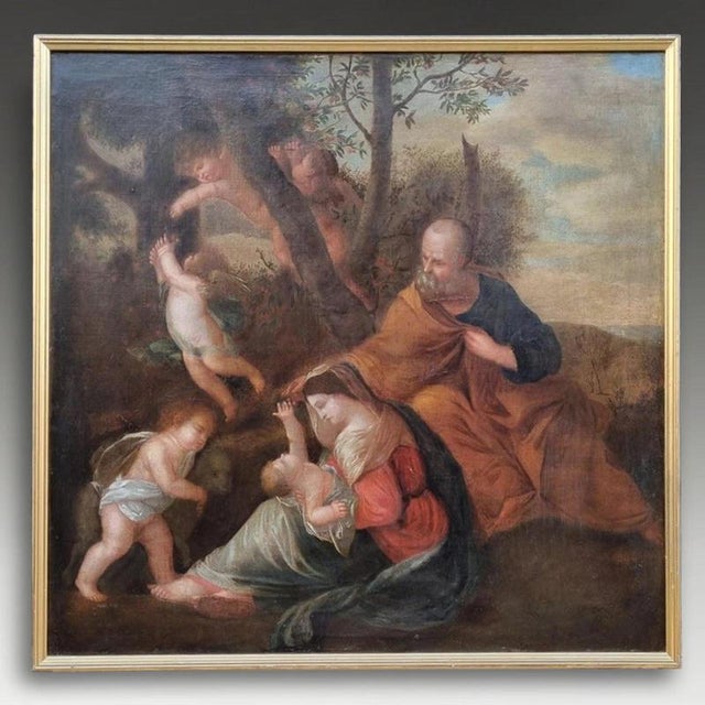 A substantial 17th-century Flemish Old Master religious painting associated with the circle of Karel Philips Spierincks...